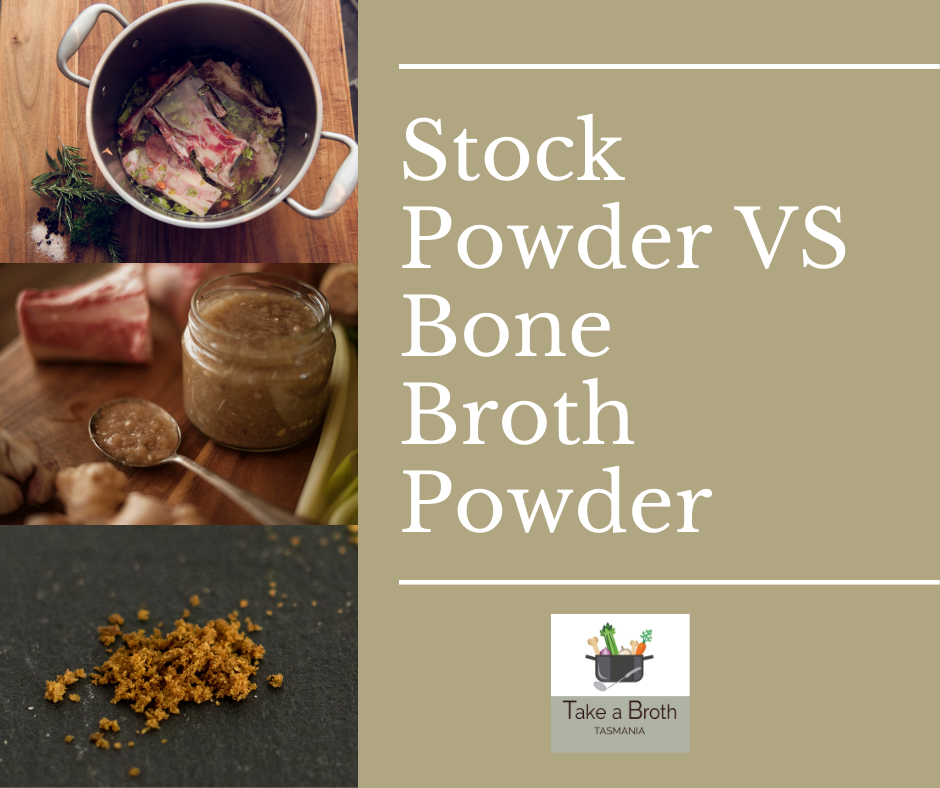 Stock Powder VS Bone Broth Powder