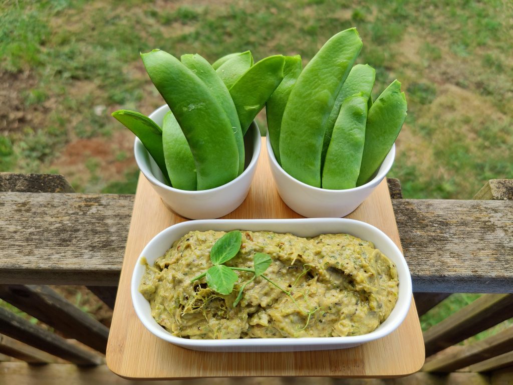 Minty Snow Pea Dip 