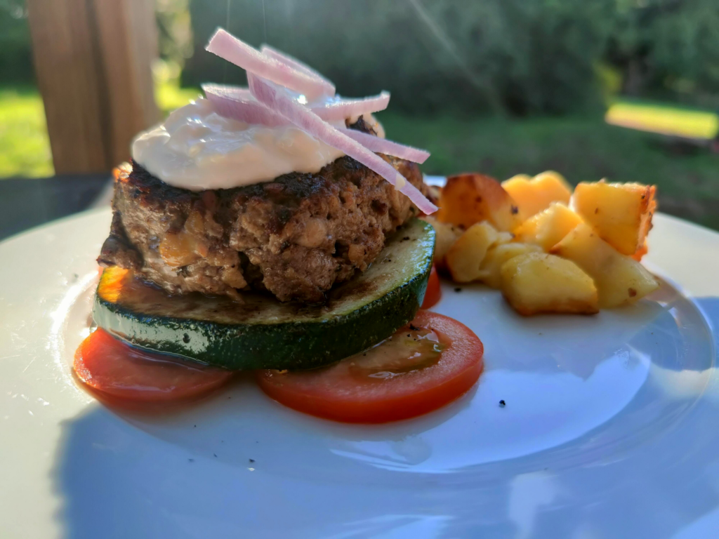 Chickpea and Beef Rissoles