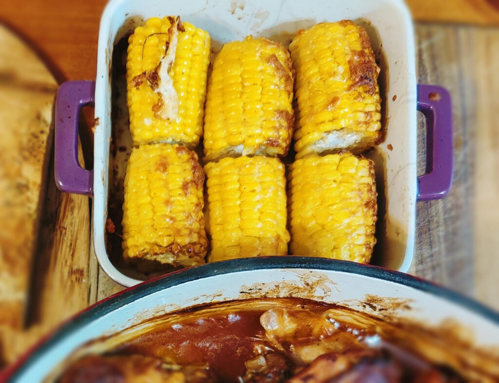 Air Fryer Parmesan Roasted Corn